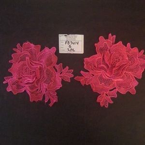 Stunning!!3D Lace Venise Medallions 2Pcs